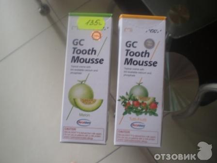 Крем-гель для восстановления зубной эмали GS Tooth Mousse с биоактивным кальцием и фосфатами фото