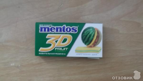 Жевательная резинка mentos 3D фото