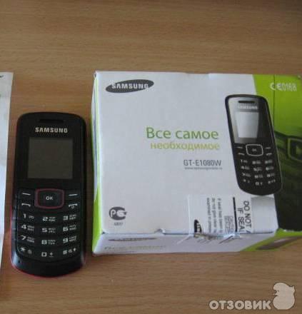 Сотовый телефон Samsung GT-E1080 фото