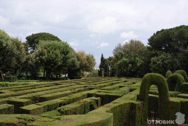 парк del laberint d'horta (испания, барселона) фото