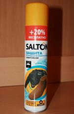 Водоотталкивающее средство Salton "Защита от воды для кожи и ткани" фото