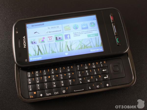 Nokia C6-00 экран и клавиатура