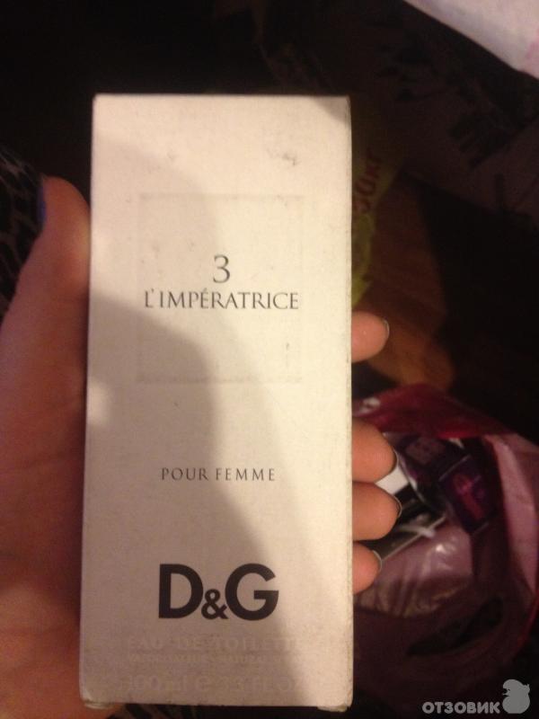 Парфюм Dolce Gabana D&G L`Imperatrice 3 фото