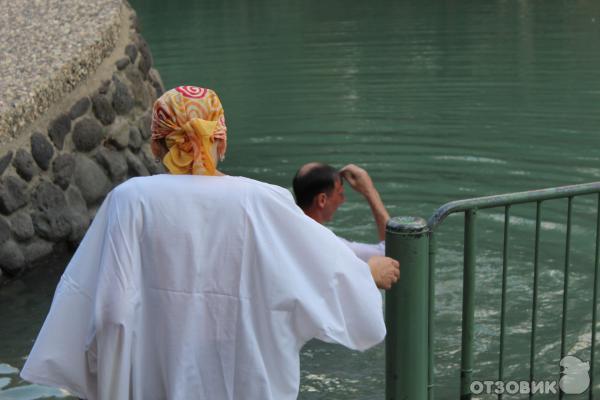 Крещение в реке Иордан (Израиль) фото