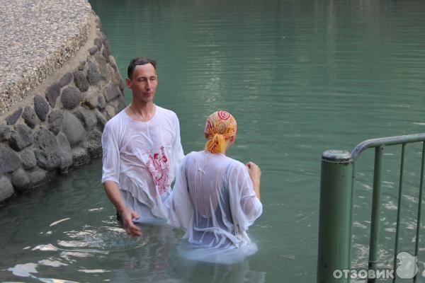 Крещение в реке Иордан (Израиль) фото