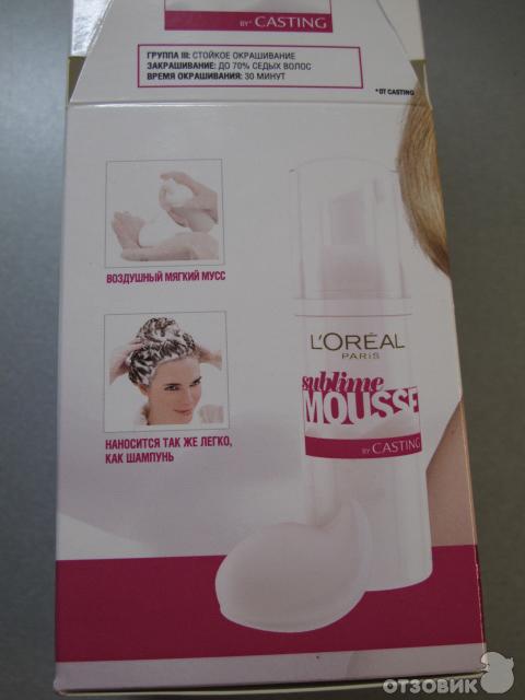 Краска для волос L'Oreal Sublime Mousse фото