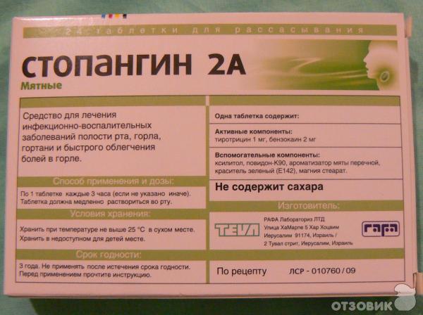 Стопангин Цена