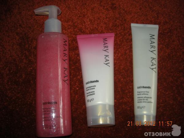 Система по уходу за кожей рук Mary Kay Satin Hands фото