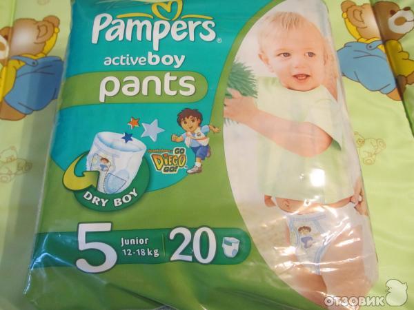 Подгузники-трусики Pampers Active Boy Pants фото