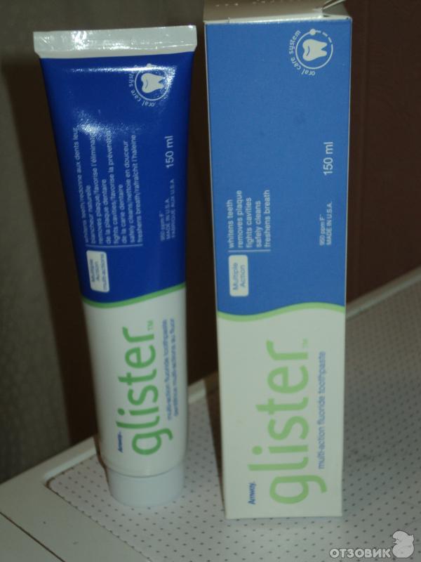 Amway / Зубная паста GLISTER multi-action fluoride toothpaste