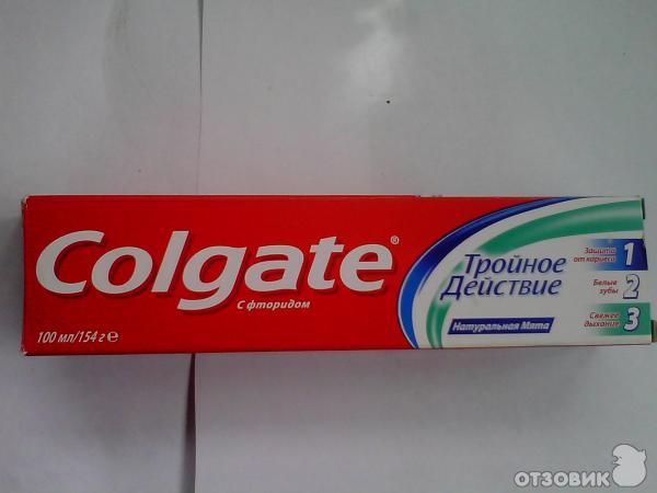 Зубная паста Colgate Triple Action фото