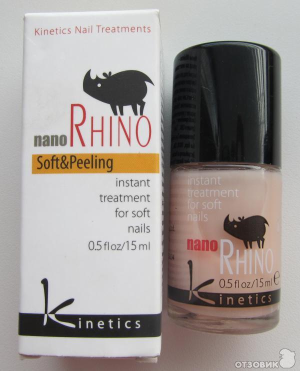 Лак уход за ногтями Kinetics nano Rhino Soft&Peeling