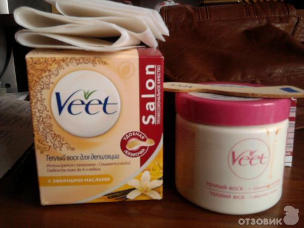 Теплый воск для депиляции Veet