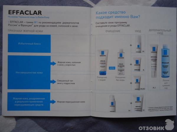 Очищающий пенящийся гель для лица LA ROCHE-POSAY EFFACLAR фото