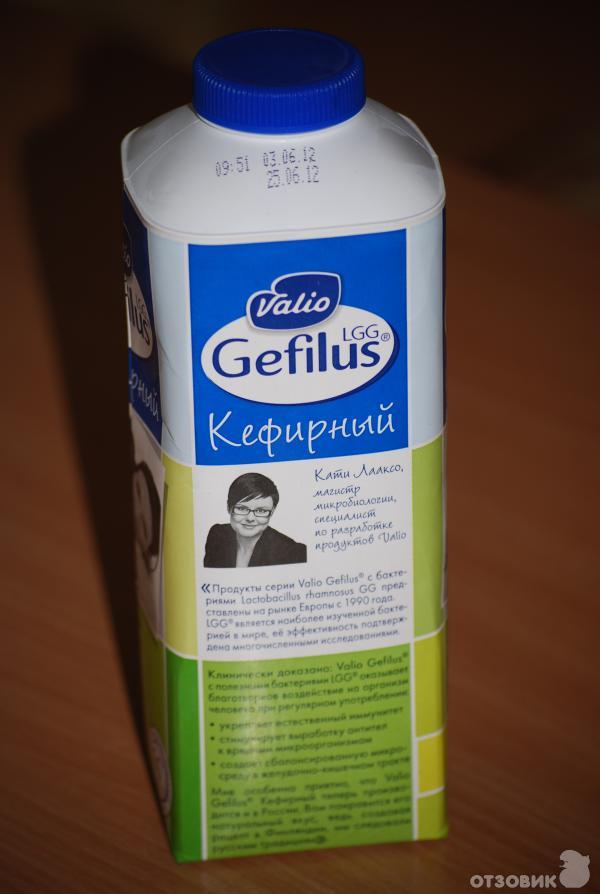 Кефирный биопродукт Gefilus фото