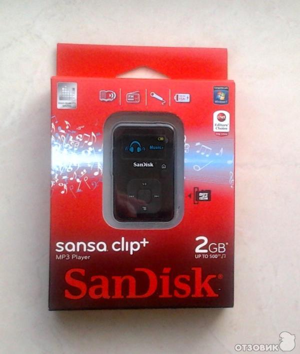 МР3 плеер SanDisk Sansa Clip+ 2GB Black фото