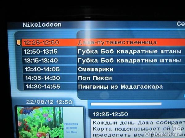 Список каналов акадо москва по номерам