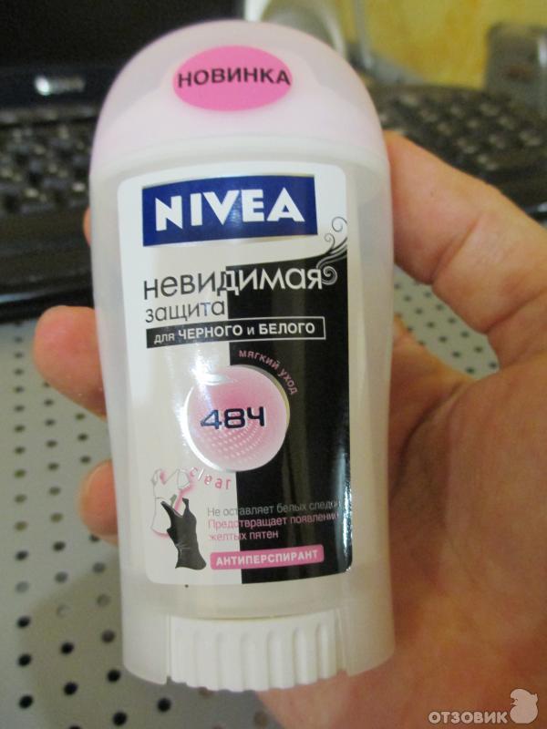 Антиперспирант Nivea Невидимая защита. Для черного и белого стик фото