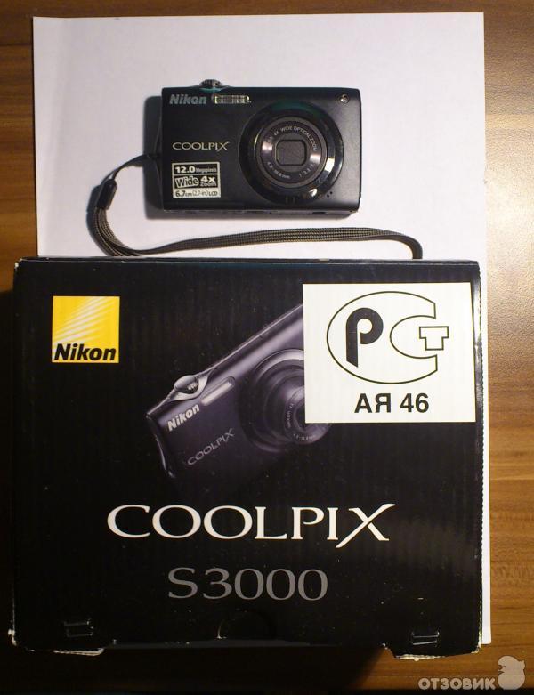 Фотоаппарат Nicon Coolpix S3000