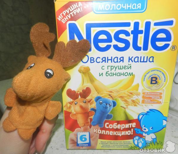 Каша молочная Nestle Овсяная с грушей и бананом фото