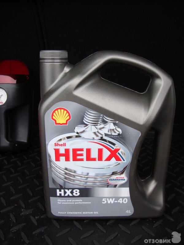 Синтетическое моторное масло Shell HELIX HX8 5w-40 фото