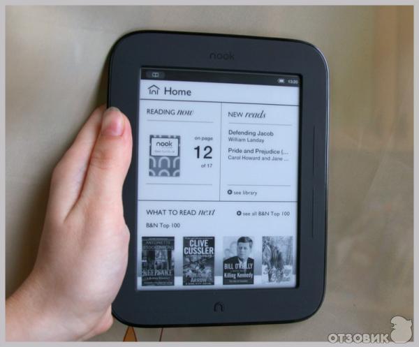 Электронная книга Barnes & Noble Nook Simple Touch фото