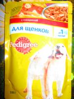 Собачий корм Pedigree Для щенков фото