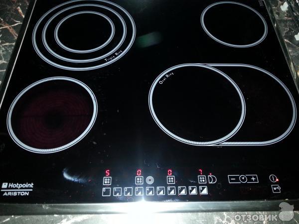 Как снять блокировку с плиты hotpoint ariston Отзыв о Варочная электрическая панель Hotpoint-Ariston 7HKRO 642 TOX Самая обычн