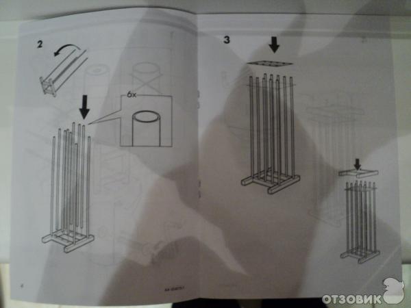 Вешалка и полка для обуви TJUSIG IKEA фото